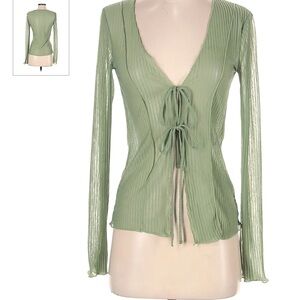 Zara Long Sleeve Blouse Size M